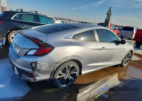 2020 Honda Civic Sport из США, поврежденный, VIN 2HGFC4B82LH302564